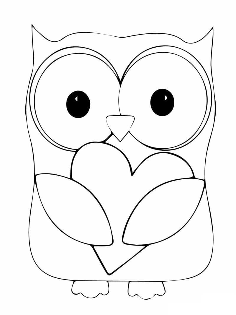 Free printable Owl coloring page #178799 from Animals collection