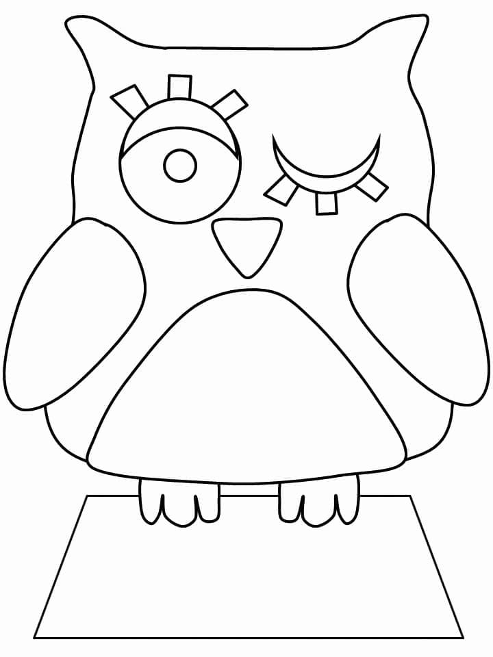 Free printable Owl coloring page #178808 from Animals collection