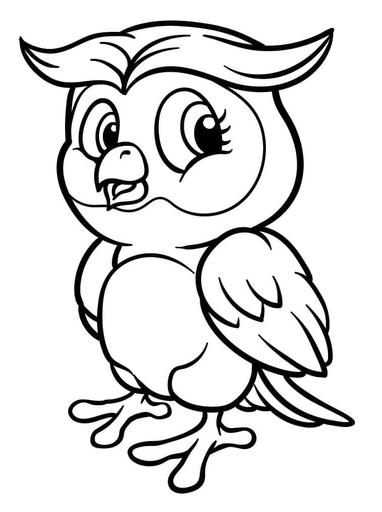 Free printable Owl coloring page #178823 from Animals collection