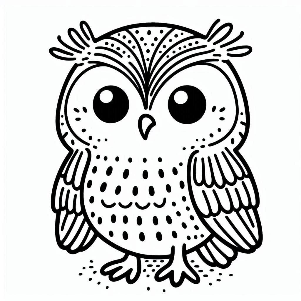 Free printable Owl coloring page #217056 from Animals collection