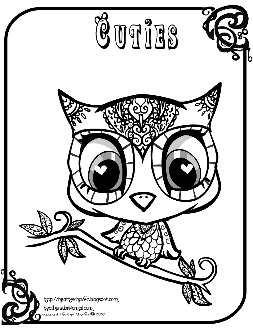 Coloring page: Owl (Animals) #8446 - Free Printable Coloring Pages
