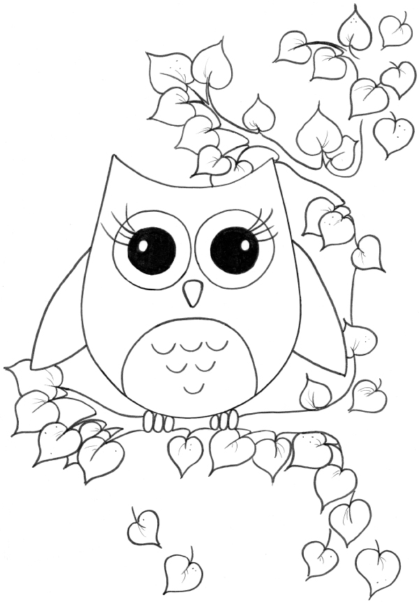 Coloring page: Owl (Animals) #8448 - Free Printable Coloring Pages