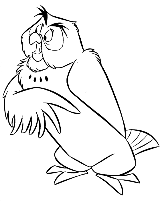 Coloring page: Owl (Animals) #8450 - Free Printable Coloring Pages