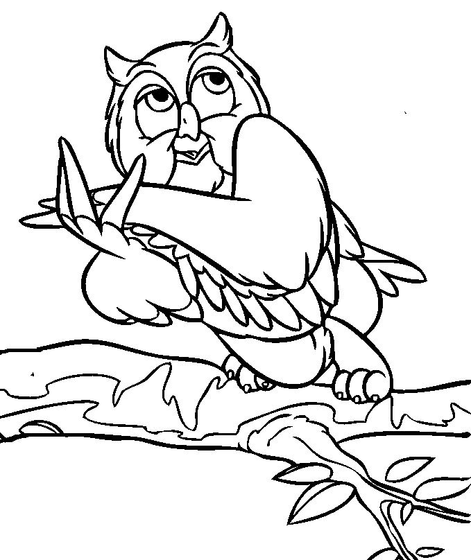 Coloring page: Owl (Animals) #8474 - Free Printable Coloring Pages