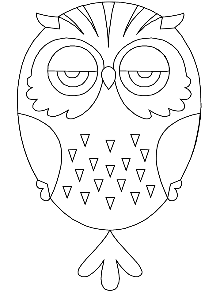 Coloring page: Owl (Animals) #8490 - Free Printable Coloring Pages