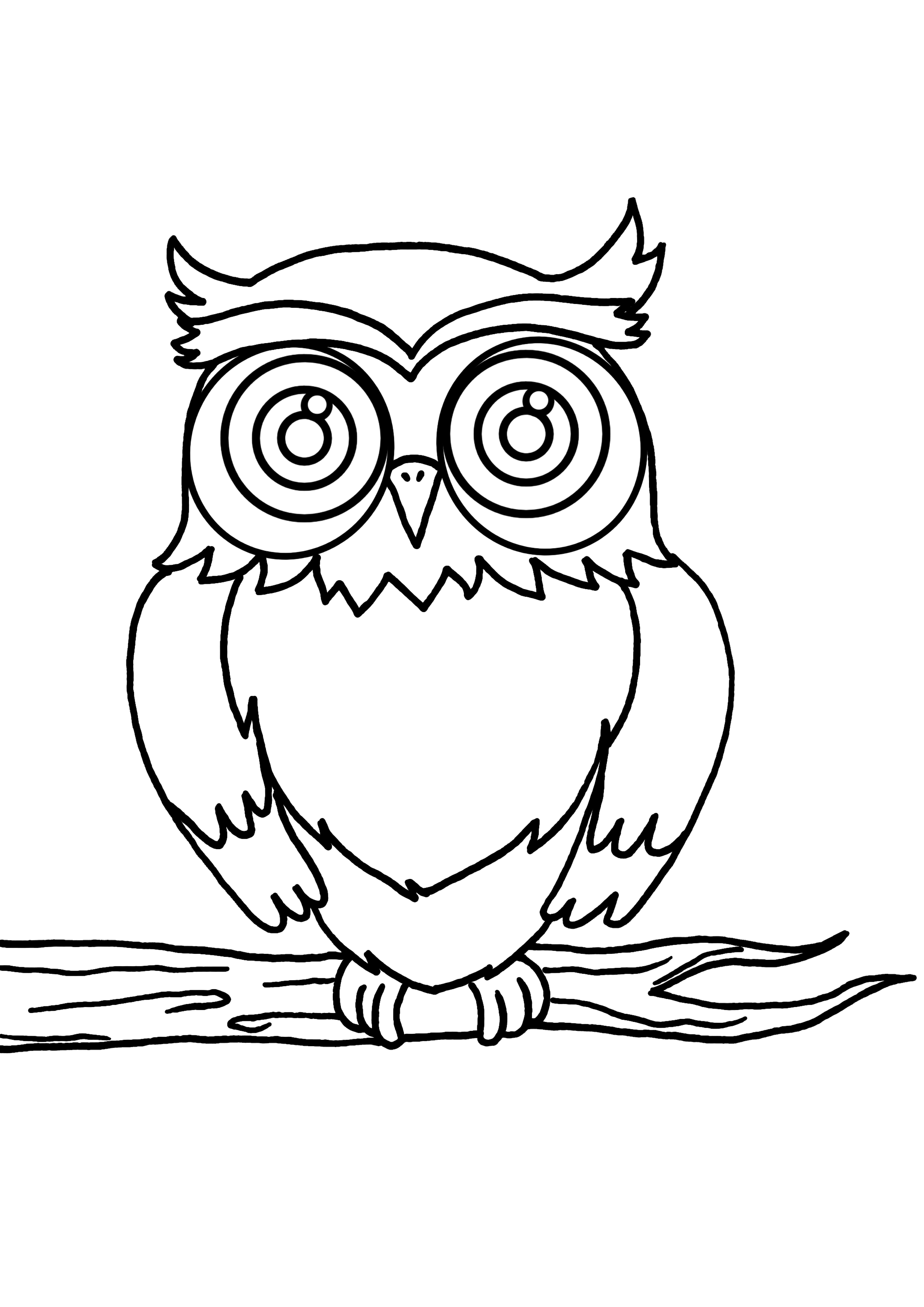 Coloring page: Owl (Animals) #8491 - Free Printable Coloring Pages