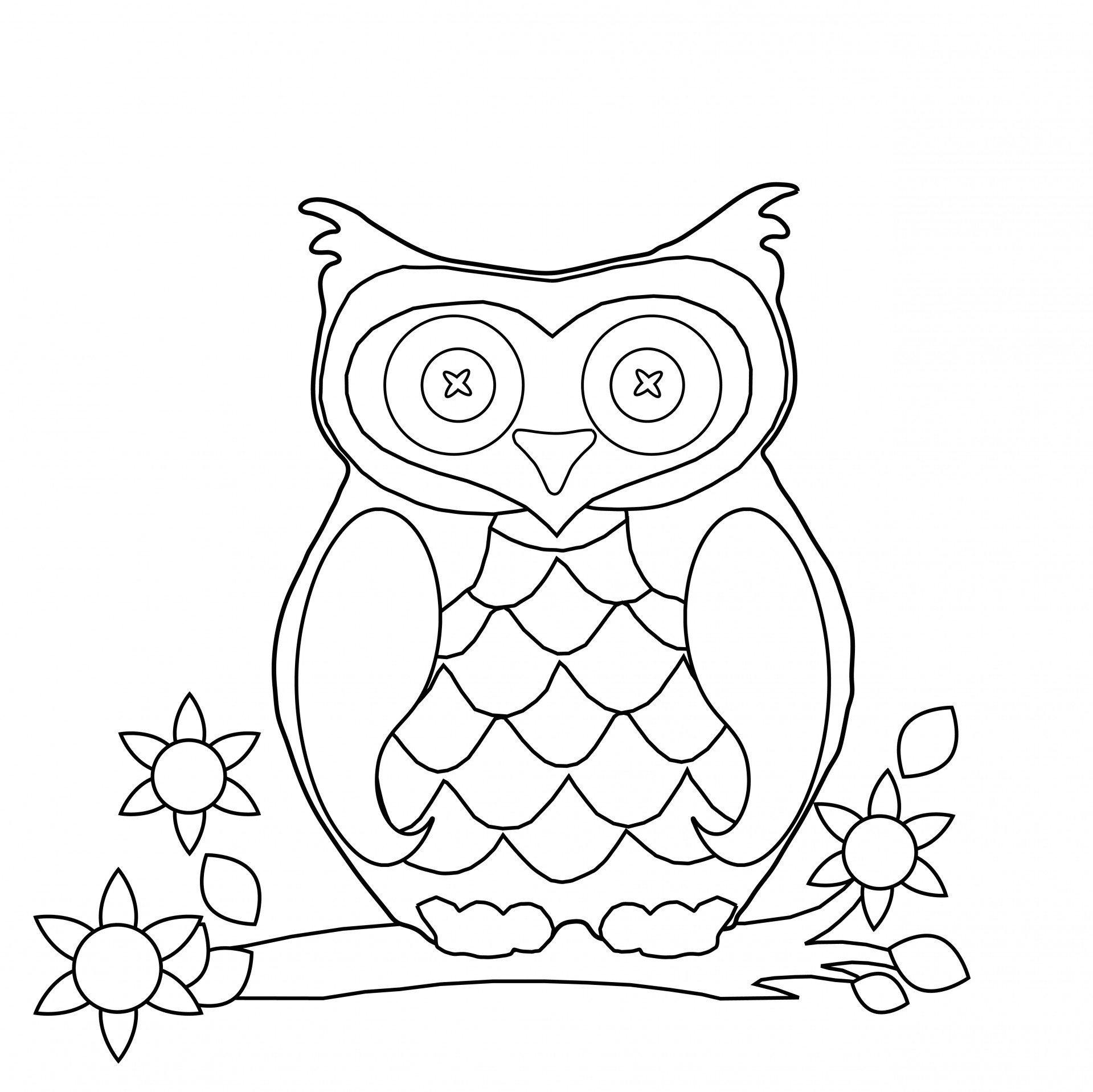 Coloring page: Owl (Animals) #8522 - Free Printable Coloring Pages