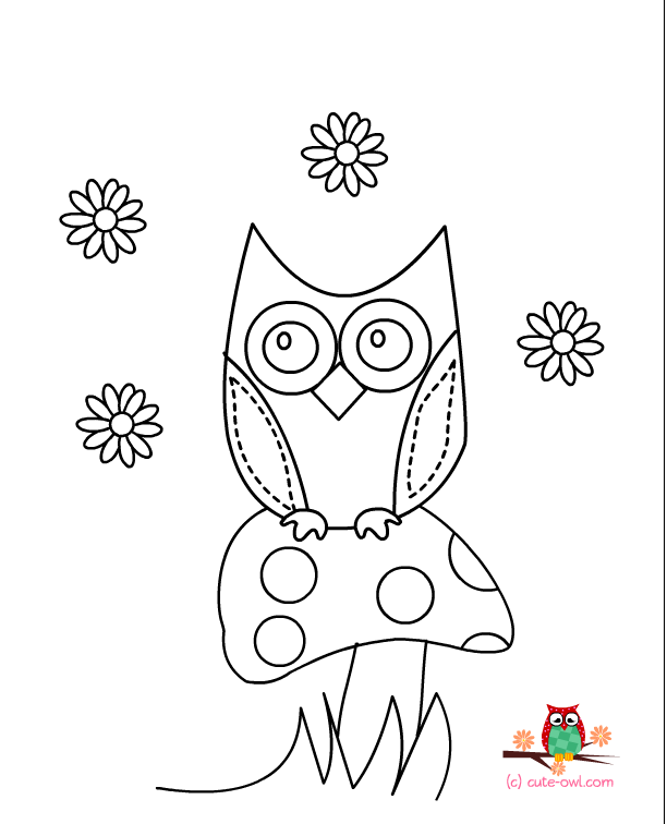 Coloring page: Owl (Animals) #8530 - Free Printable Coloring Pages