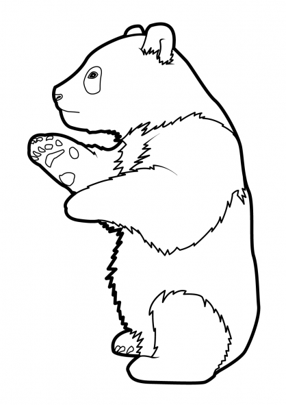 Coloring page: Panda (Animals) #12449 - Free Printable Coloring Pages