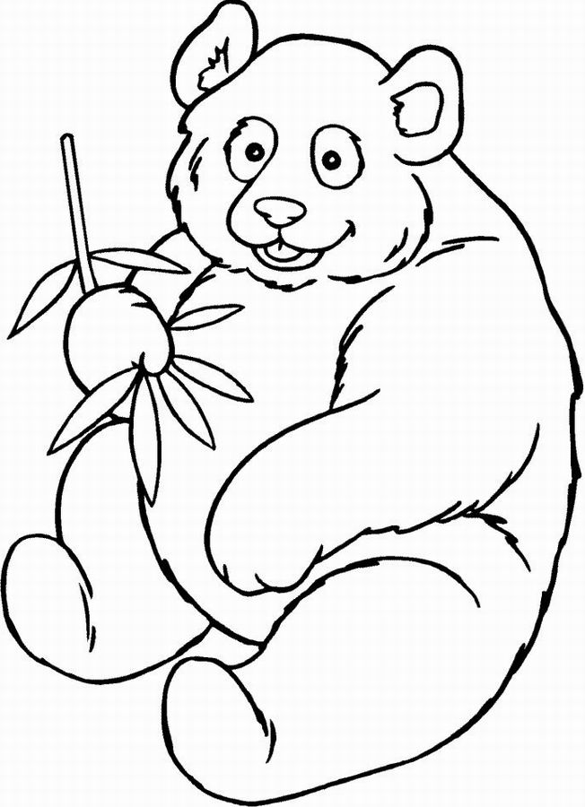 Coloring page: Panda (Animals) #12455 - Free Printable Coloring Pages