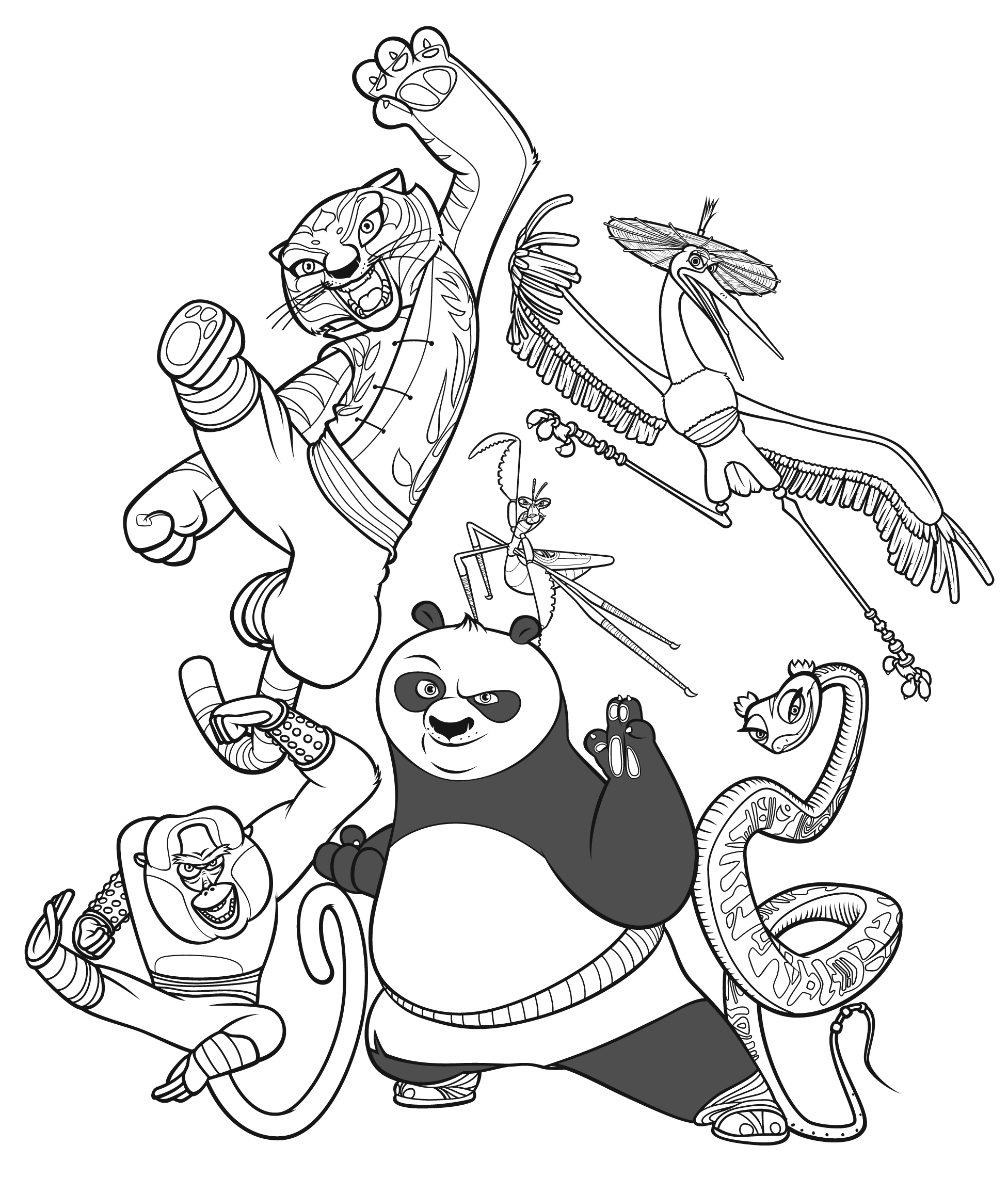 Coloring page: Panda (Animals) #12456 - Free Printable Coloring Pages