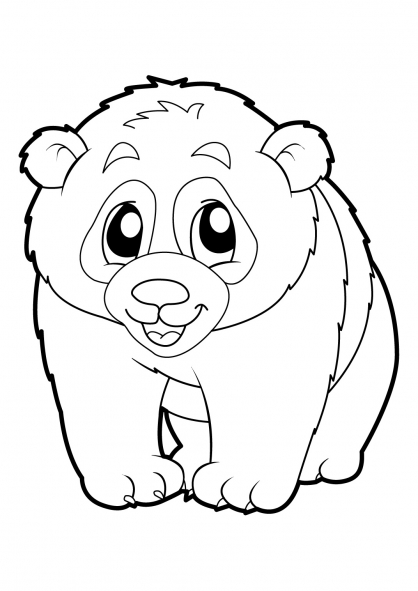Coloring page: Panda (Animals) #12464 - Free Printable Coloring Pages
