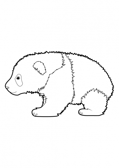 Coloring page: Panda (Animals) #12468 - Free Printable Coloring Pages