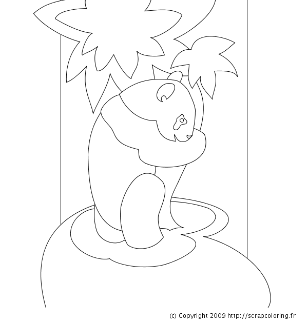 Coloring page: Panda (Animals) #12474 - Free Printable Coloring Pages