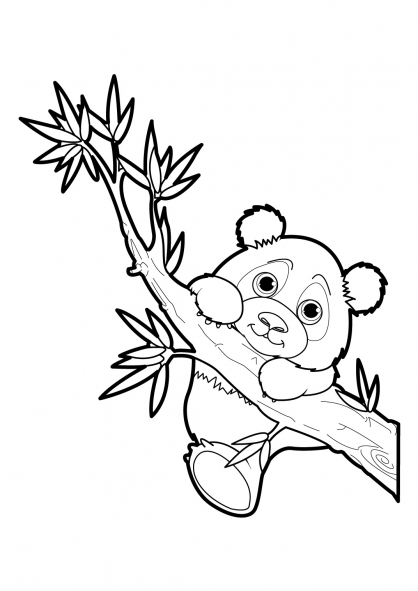 Coloring page: Panda (Animals) #12476 - Free Printable Coloring Pages