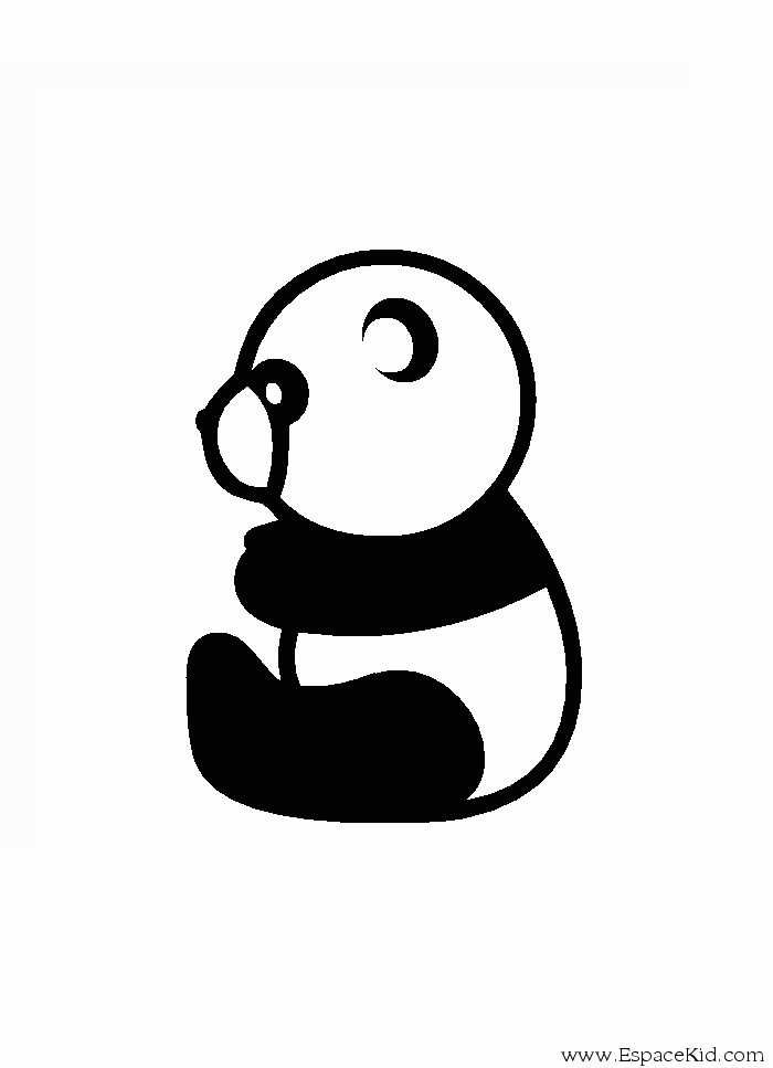 Drawing Panda #12477 (Animals) – Printable coloring pages