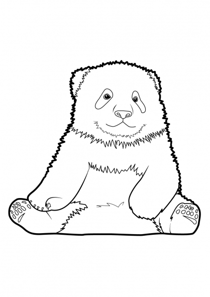 Coloring page: Panda (Animals) #12483 - Free Printable Coloring Pages