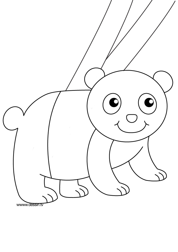 Coloring page: Panda (Animals) #12487 - Free Printable Coloring Pages