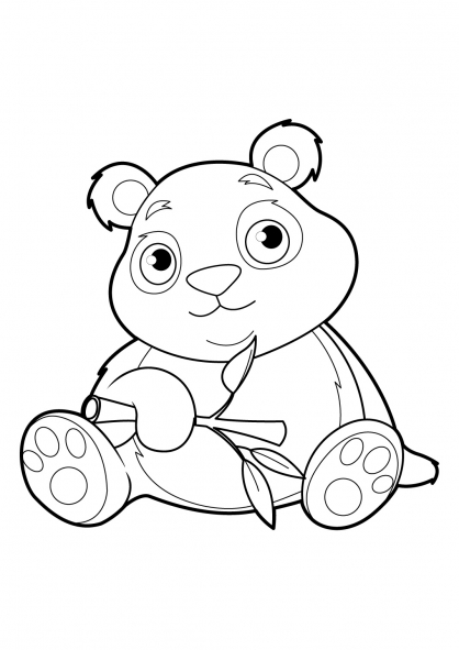 Coloring page: Panda (Animals) #12489 - Free Printable Coloring Pages