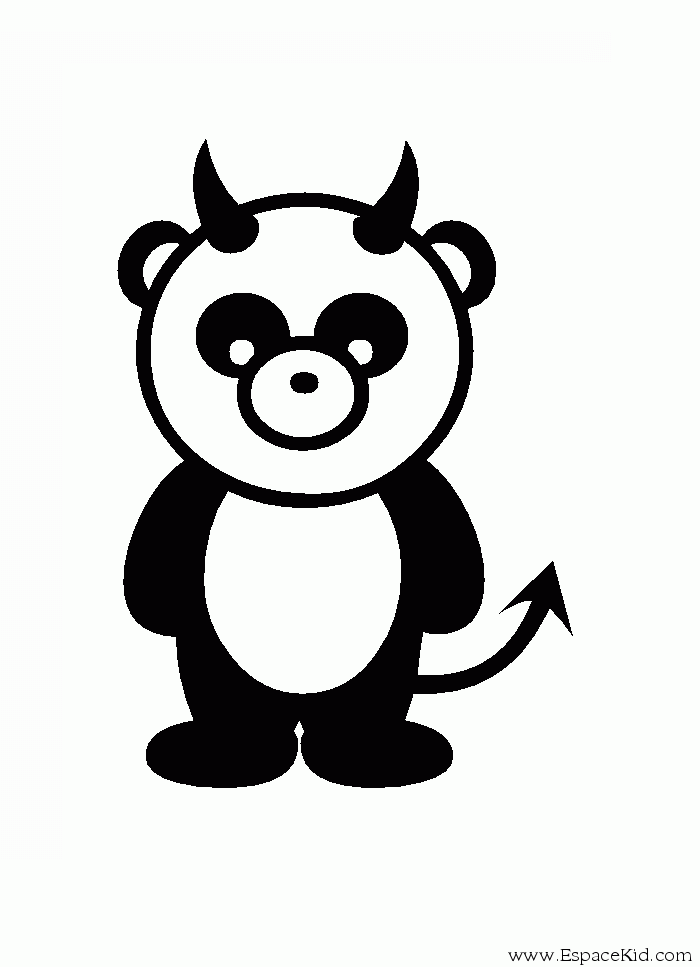 Coloring page: Panda (Animals) #12491 - Free Printable Coloring Pages
