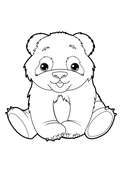 Coloring page: Panda (Animals) #12506 - Free Printable Coloring Pages
