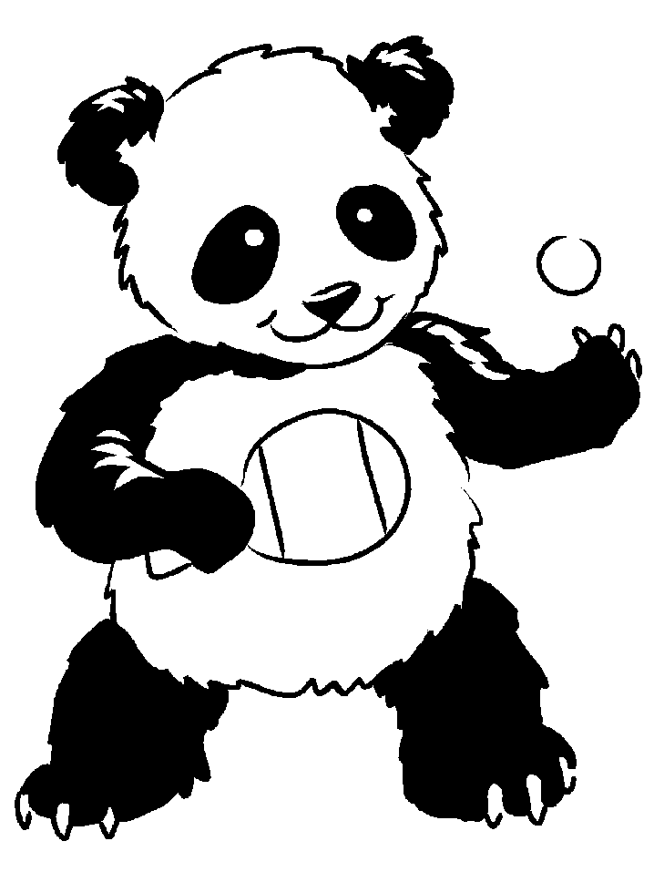Coloring page: Panda (Animals) #12528 - Free Printable Coloring Pages