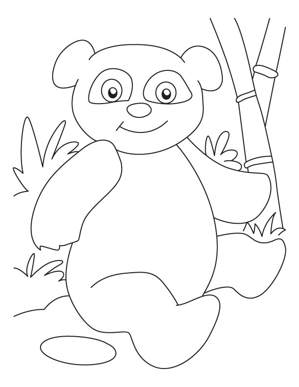 Panda Animals Printable Coloring Pages