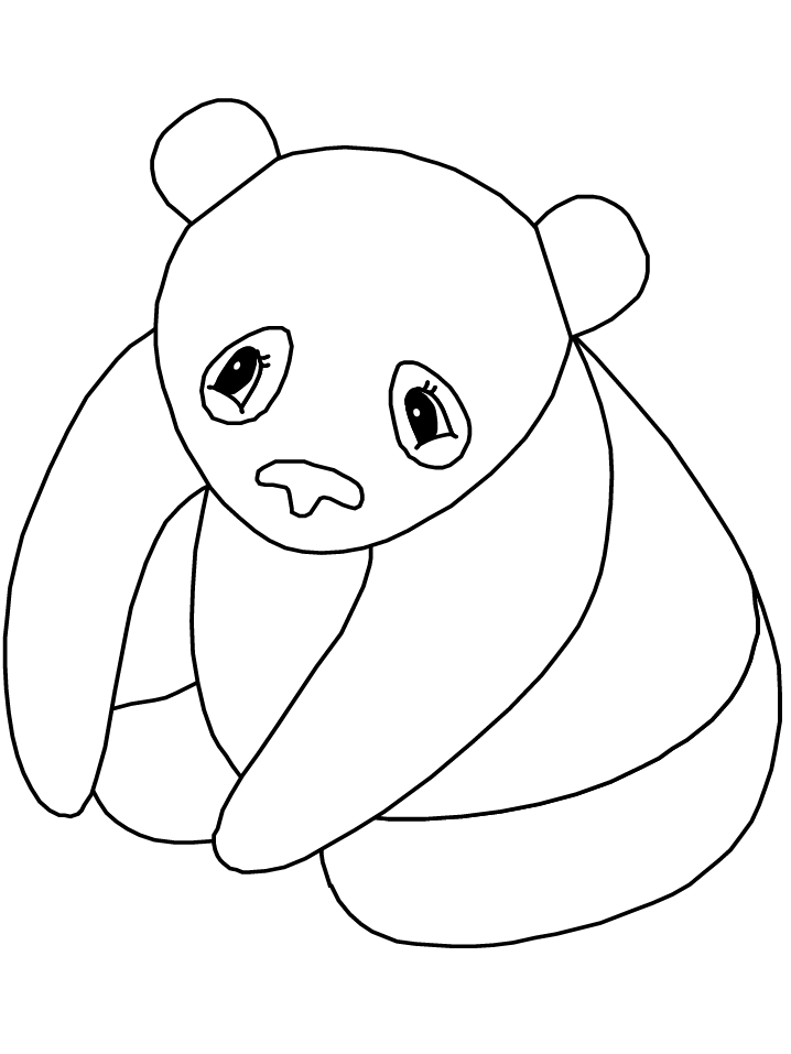 Coloring page: Panda (Animals) #12537 - Free Printable Coloring Pages