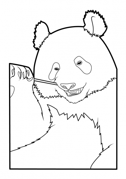 Coloring page: Panda (Animals) #12579 - Free Printable Coloring Pages