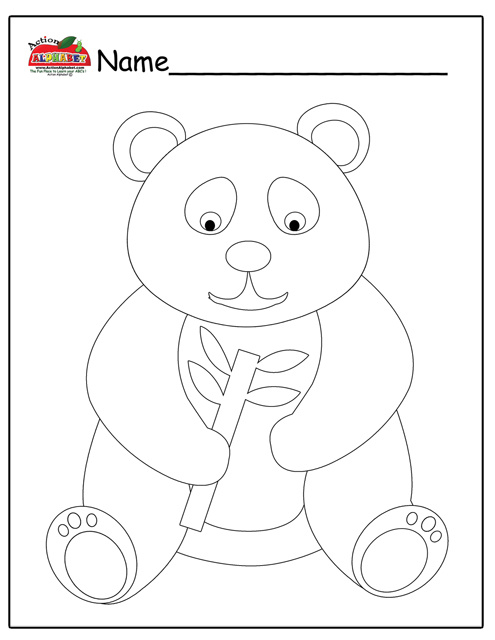 Coloring page: Panda (Animals) #12580 - Free Printable Coloring Pages