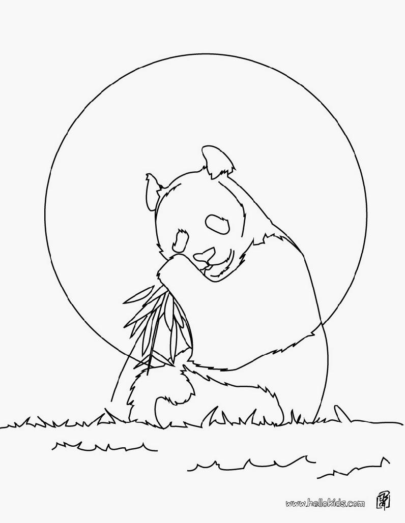 Coloring page: Panda (Animals) #12584 - Free Printable Coloring Pages