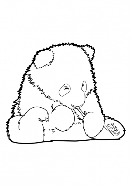 Coloring page: Panda (Animals) #12631 - Free Printable Coloring Pages