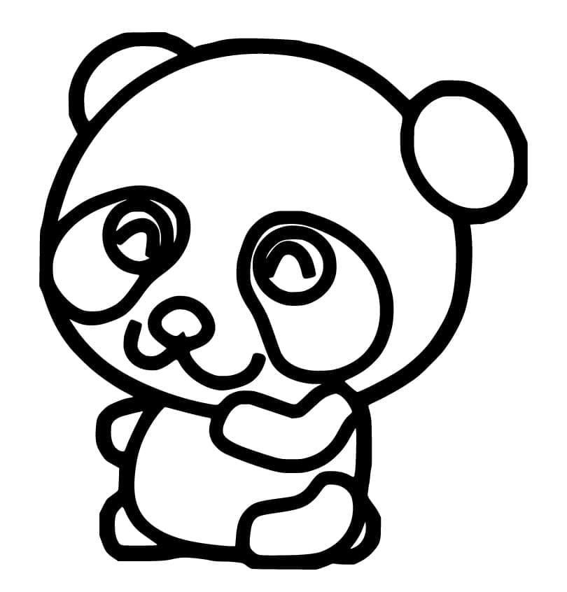 Free printable Panda coloring page #175201 from Animals collection Free printable Panda coloring page #175201 from Animals collection