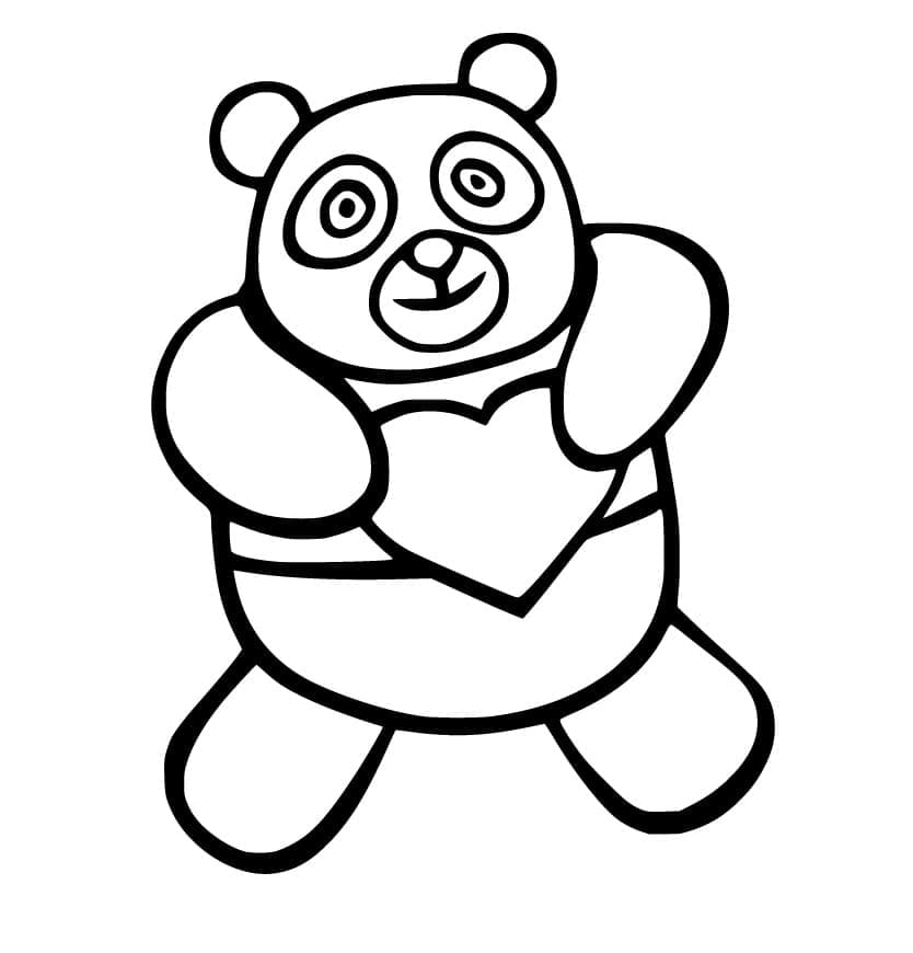 Free printable Panda coloring page #175206 from Animals collection