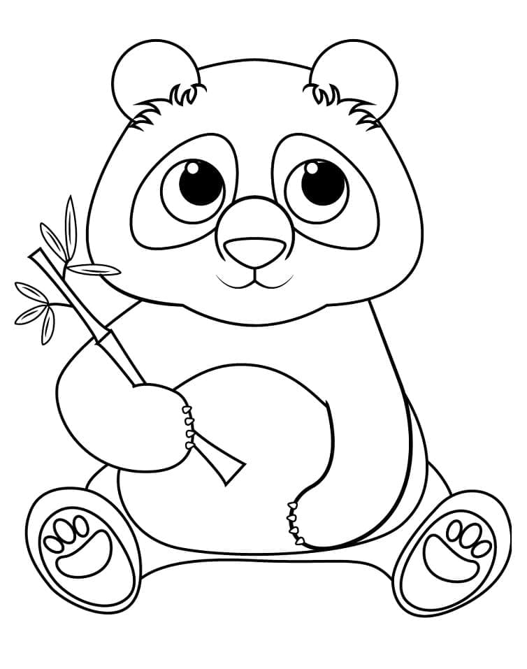 Free printable Panda coloring page #175215 from Animals collection
