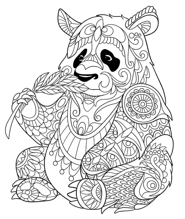 Free printable Panda coloring page #175218 from Animals collection