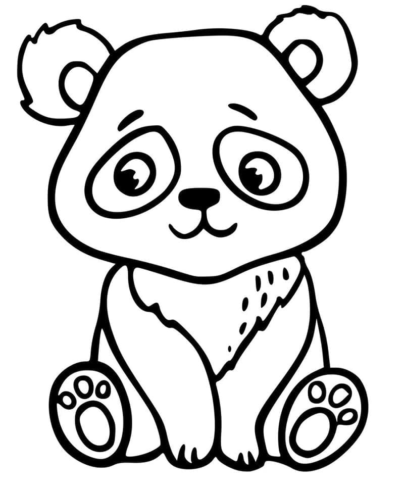 Free printable Panda coloring page #175222 from Animals collection