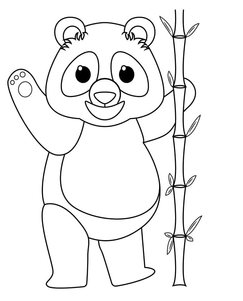 Free printable Panda coloring page #175224 from Animals collection