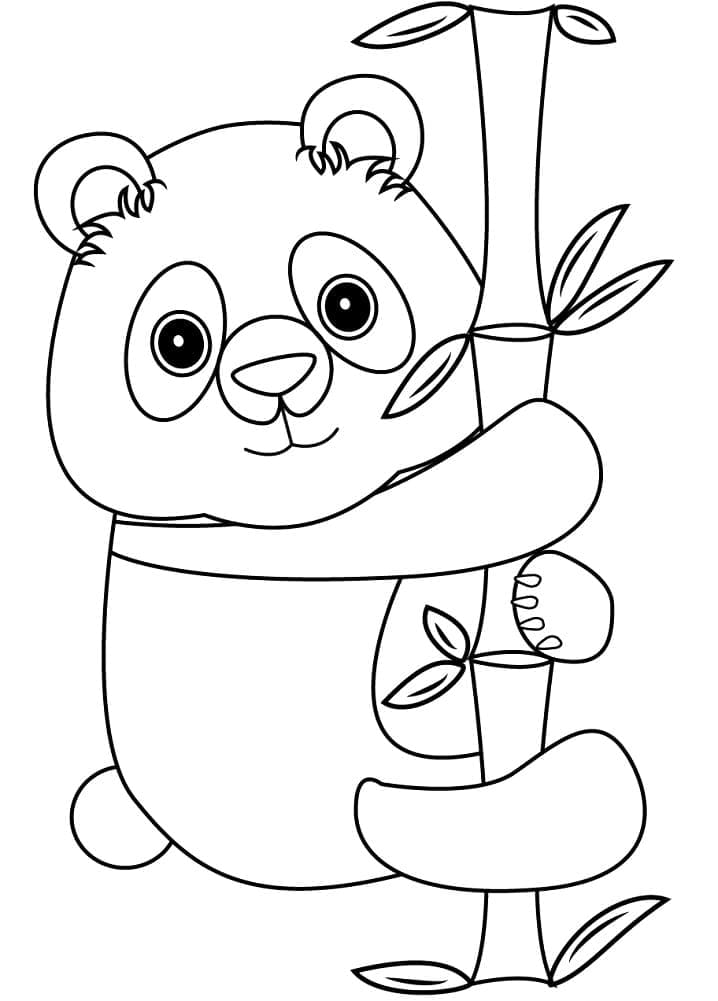 Free printable Panda coloring page #175227 from Animals collection