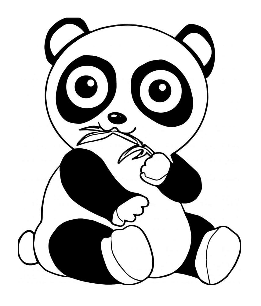 Free printable Panda coloring page #216917 from Animals collection