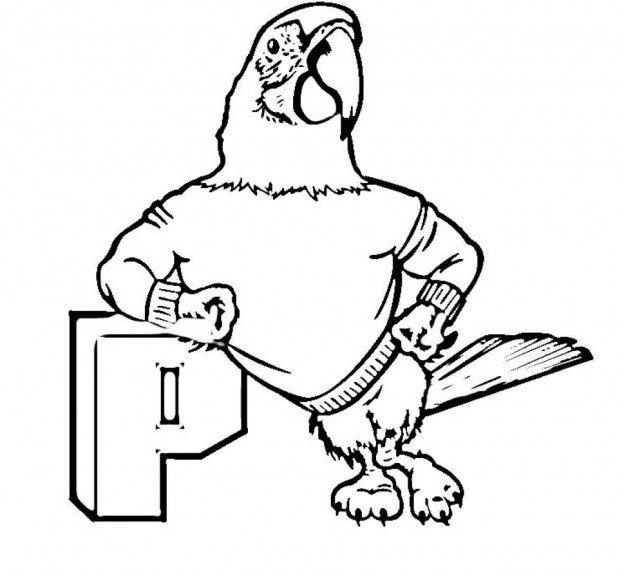 Coloring page: Parrot (Animals) #16187 - Free Printable Coloring Pages