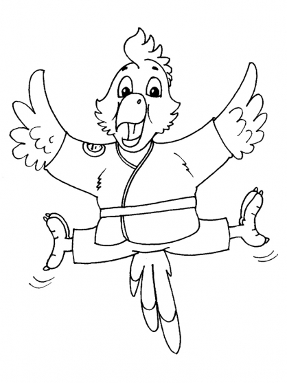 Coloring page: Parrot (Animals) #16204 - Free Printable Coloring Pages