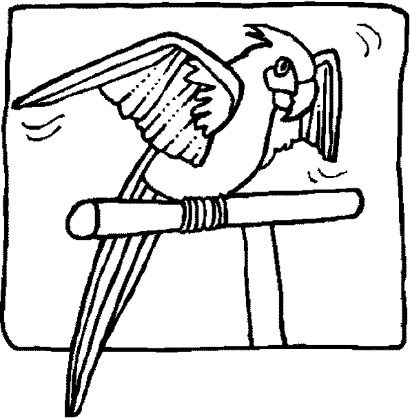 Coloring page: Parrot (Animals) #16206 - Free Printable Coloring Pages