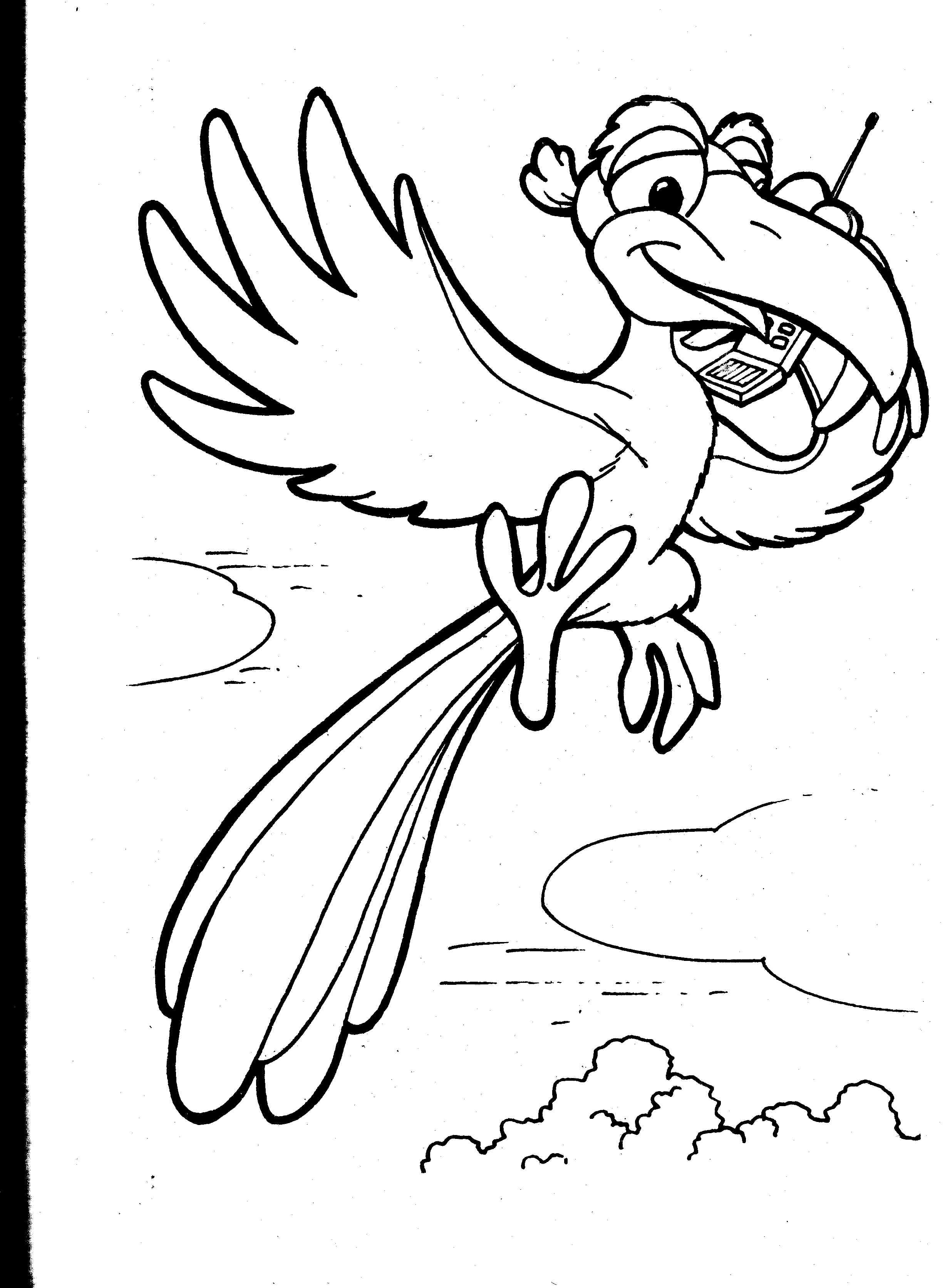 Coloring page: Parrot (Animals) #16216 - Free Printable Coloring Pages