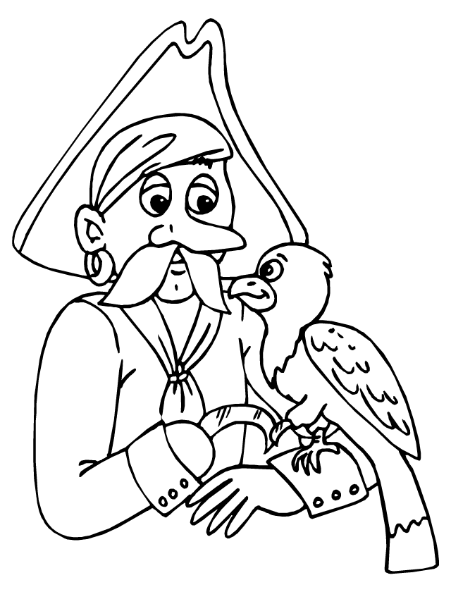 Coloring page: Parrot (Animals) #16240 - Free Printable Coloring Pages