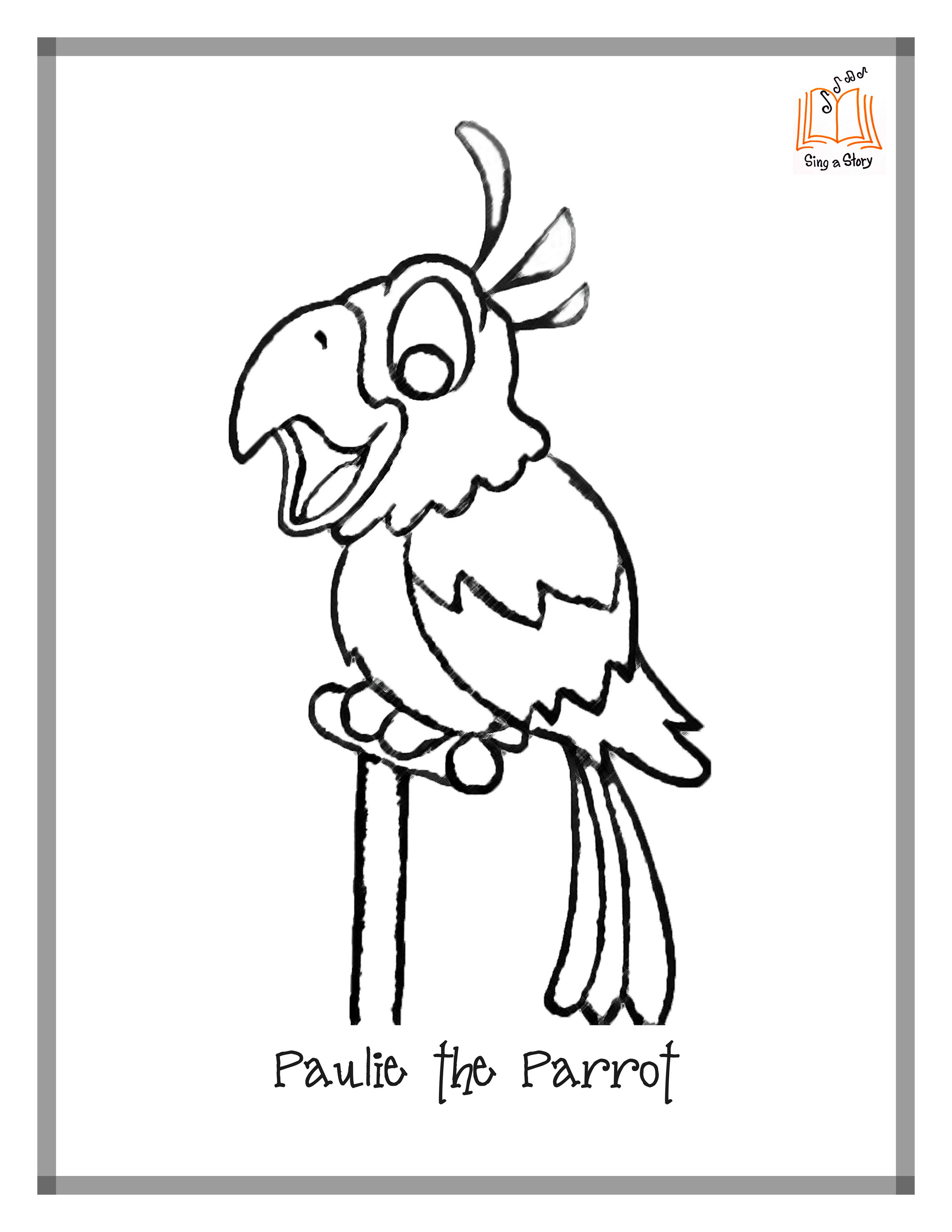 Coloring page: Parrot (Animals) #16244 - Free Printable Coloring Pages