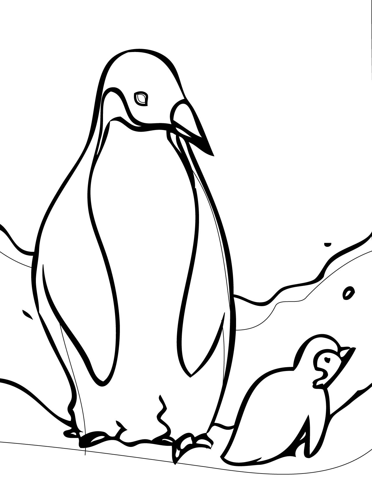 Coloring page: Penguin (Animals) #16822 - Free Printable Coloring Pages