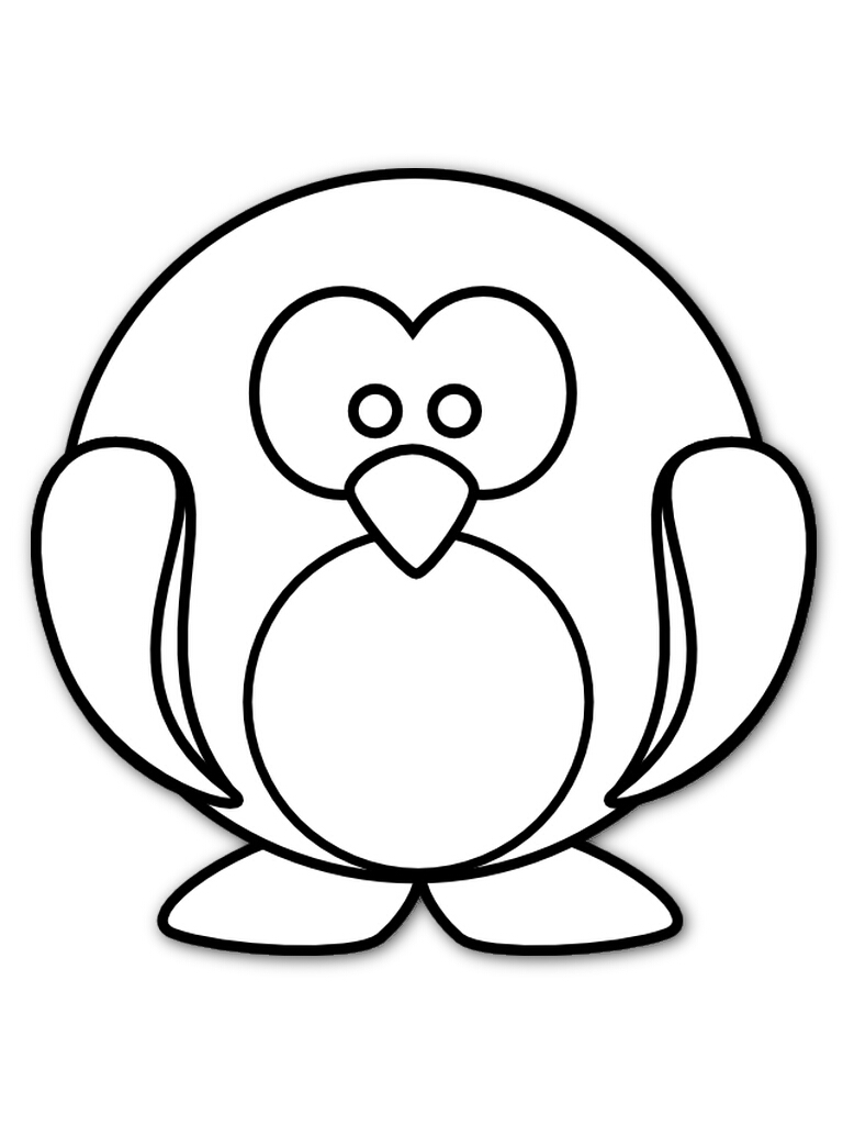 Coloring page: Penguin (Animals) #16846 - Free Printable Coloring Pages
