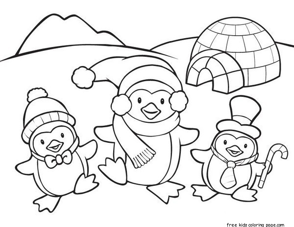 Coloring page: Penguin (Animals) #16865 - Free Printable Coloring Pages