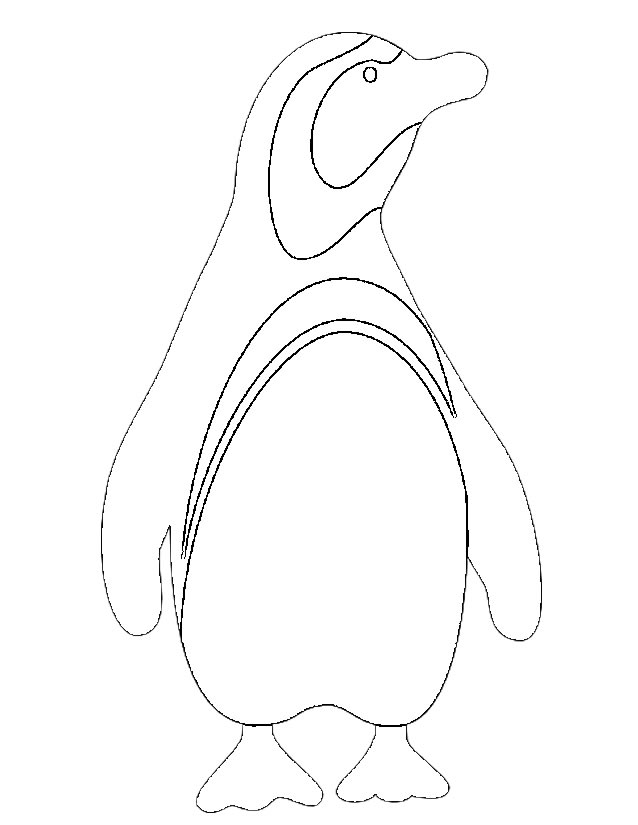 Coloring page: Penguin (Animals) #16891 - Free Printable Coloring Pages